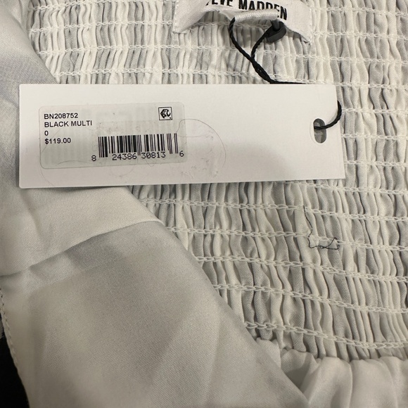 NWT Steve Madden Deyvani Striped Midi Dress - Picture 9 of 11